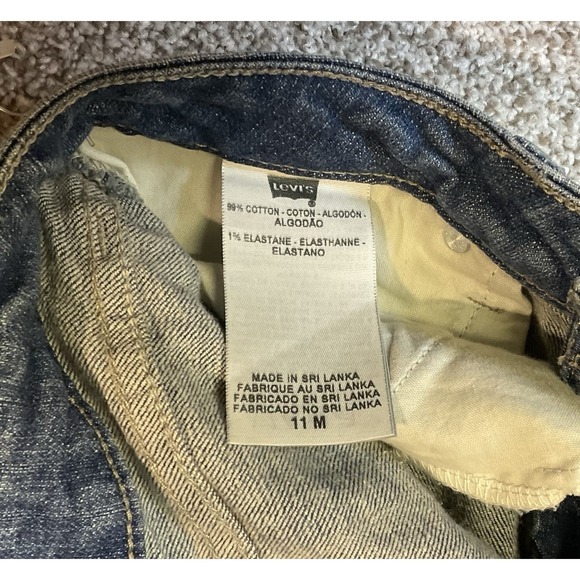 LEVI'S Womens 528 Curvy Flared Jeans US 11 Blue Cotton - Picture 4 of 10